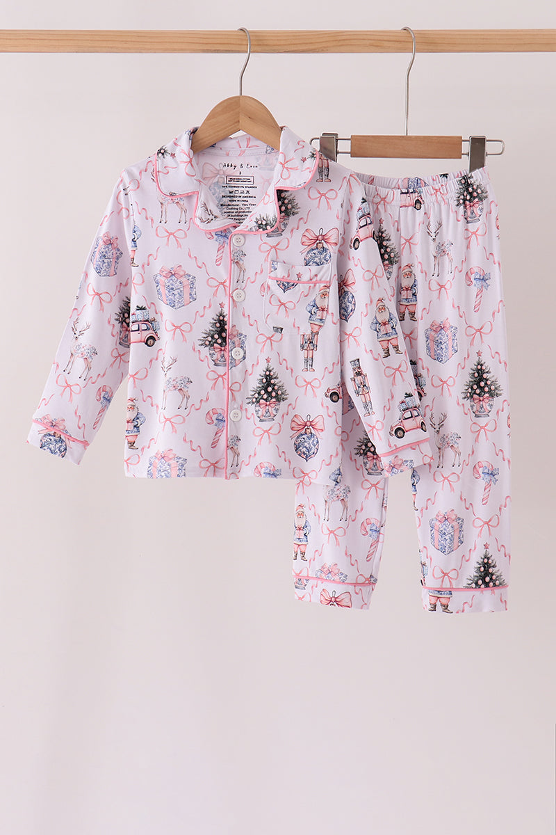 Pink Nutcracker Bamboo Mom & Me Pajama Set