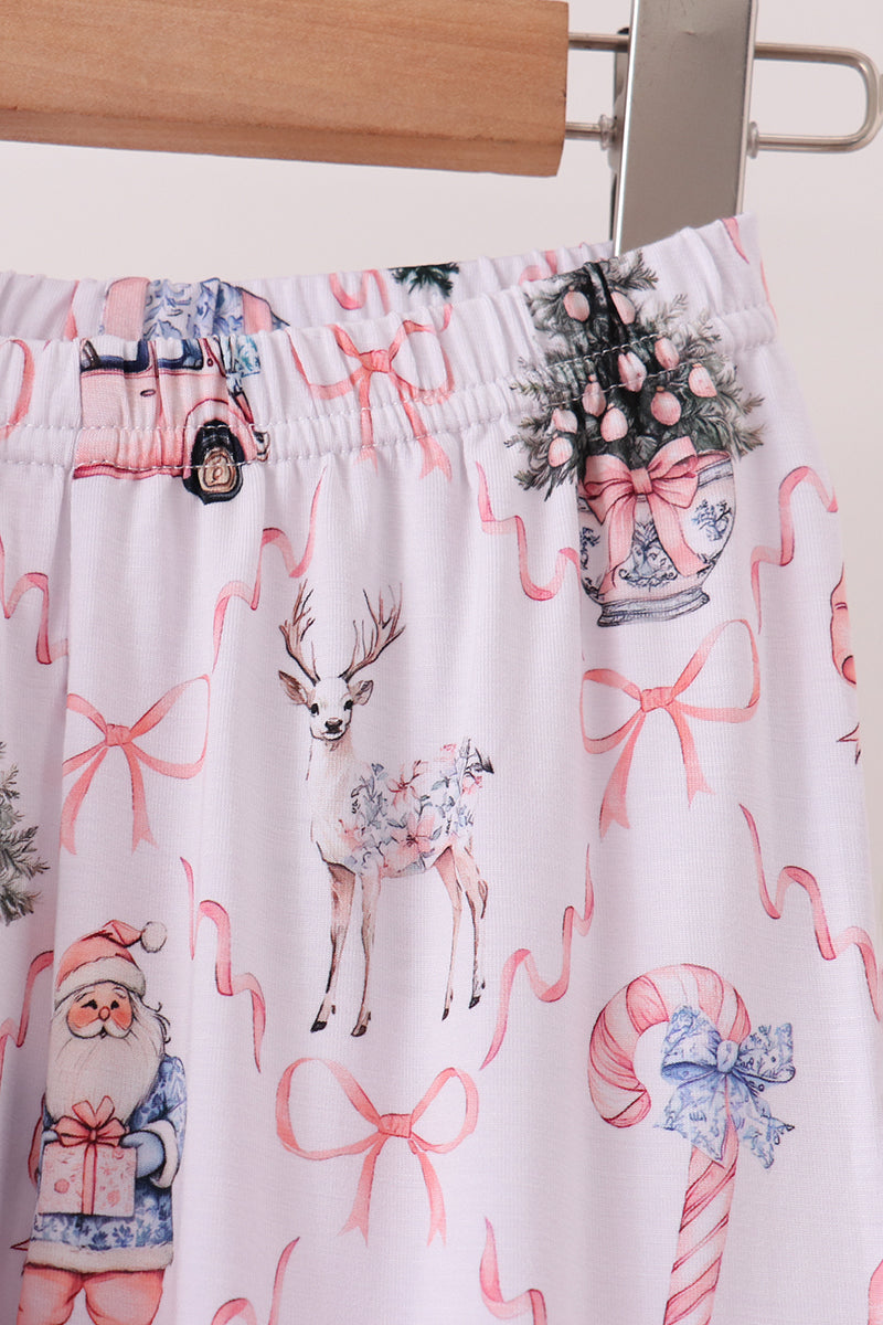 Pink Nutcracker Bamboo Mom & Me Pajama Set
