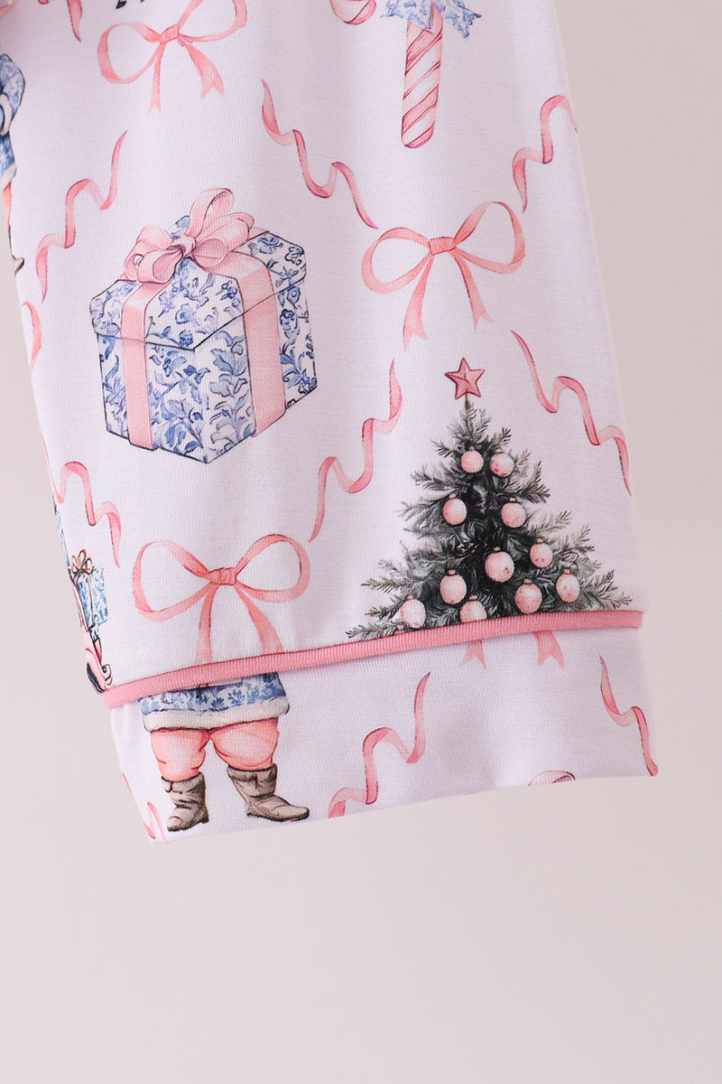 Pink Nutcracker Bamboo Mom & Me Pajama Set