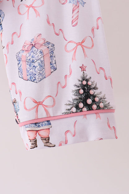 Pink Nutcracker Bamboo Mom & Me Pajama Set