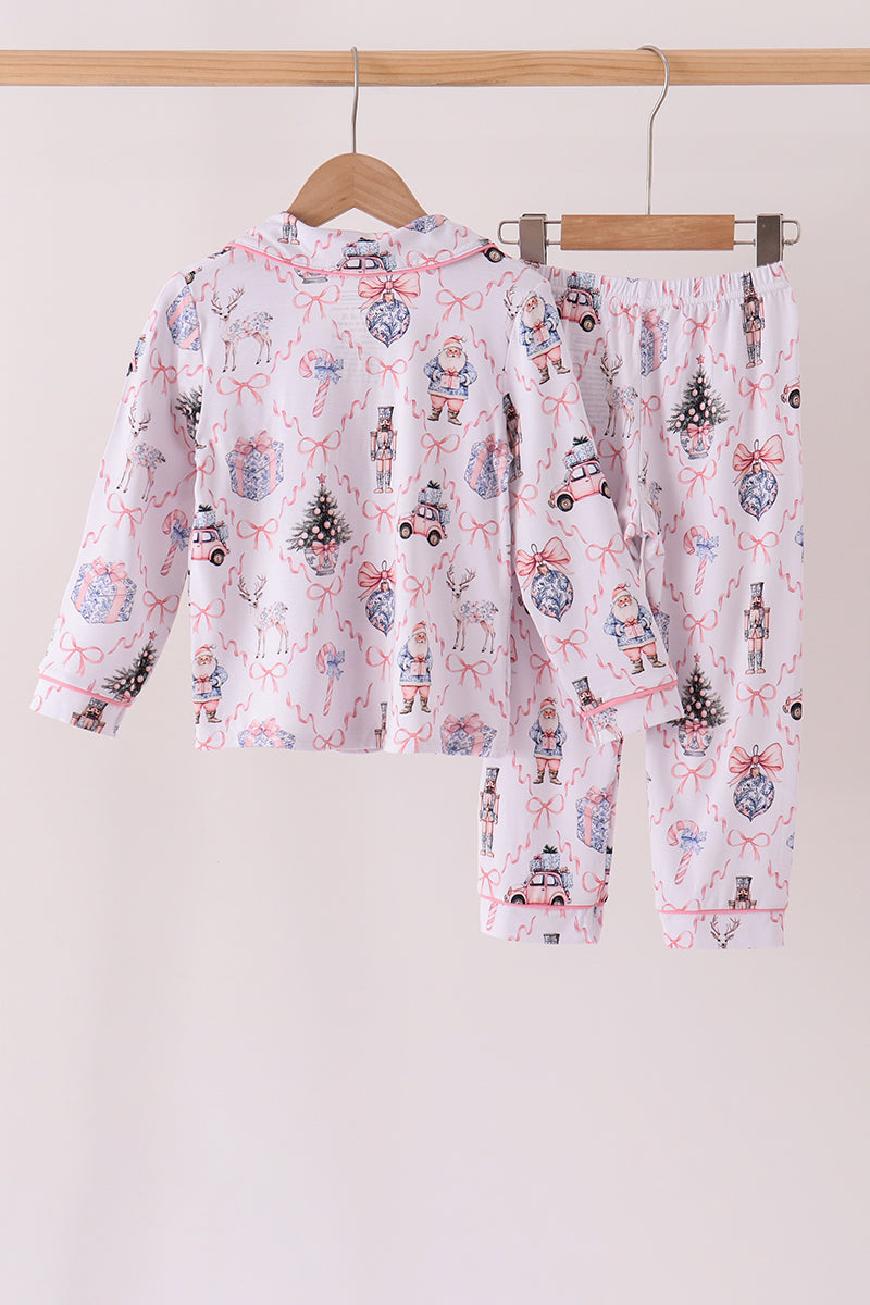 Pink Nutcracker Bamboo Mom & Me Pajama Set