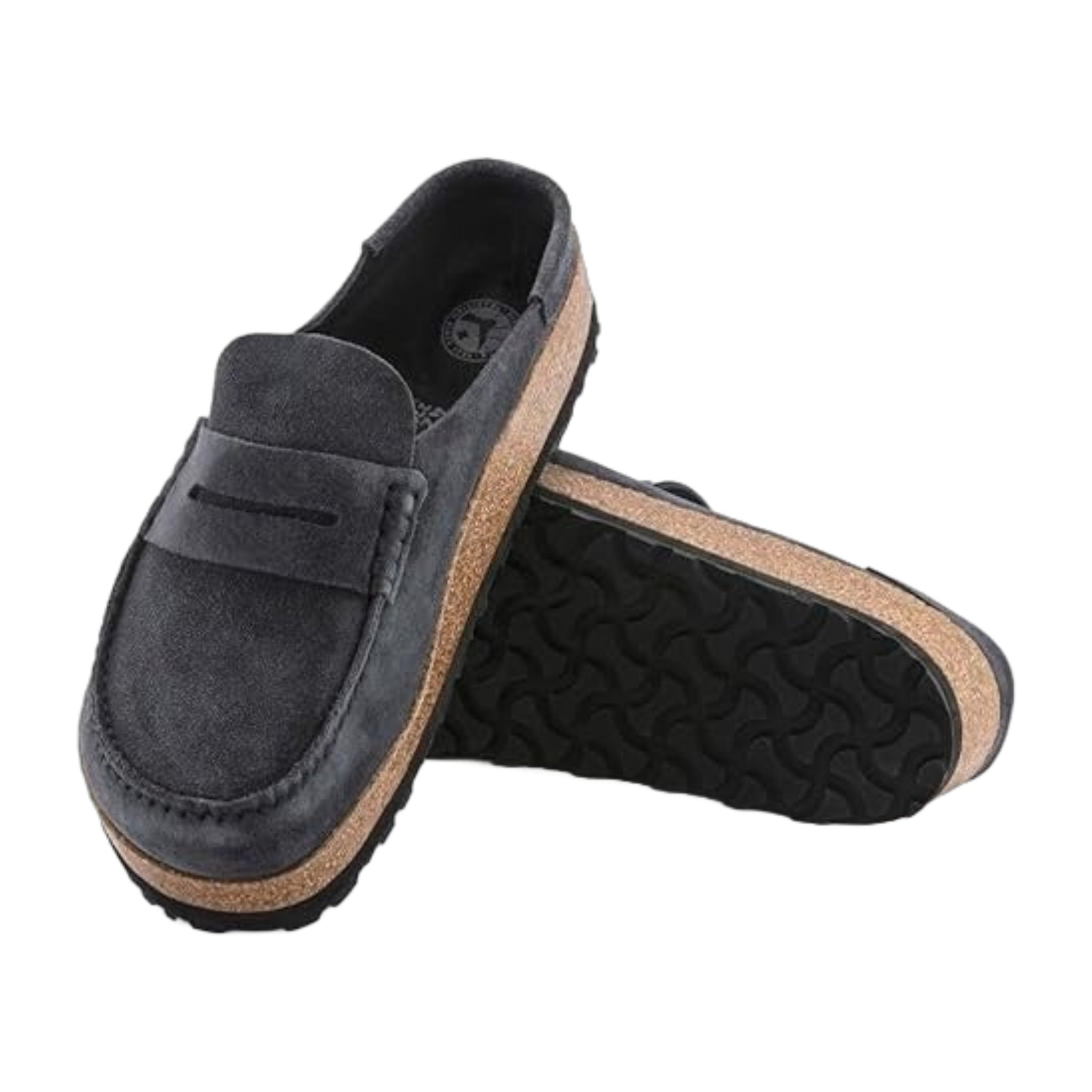 Birkenstock Unisex Naples Suede Leather Rubber Midnight – Zulily