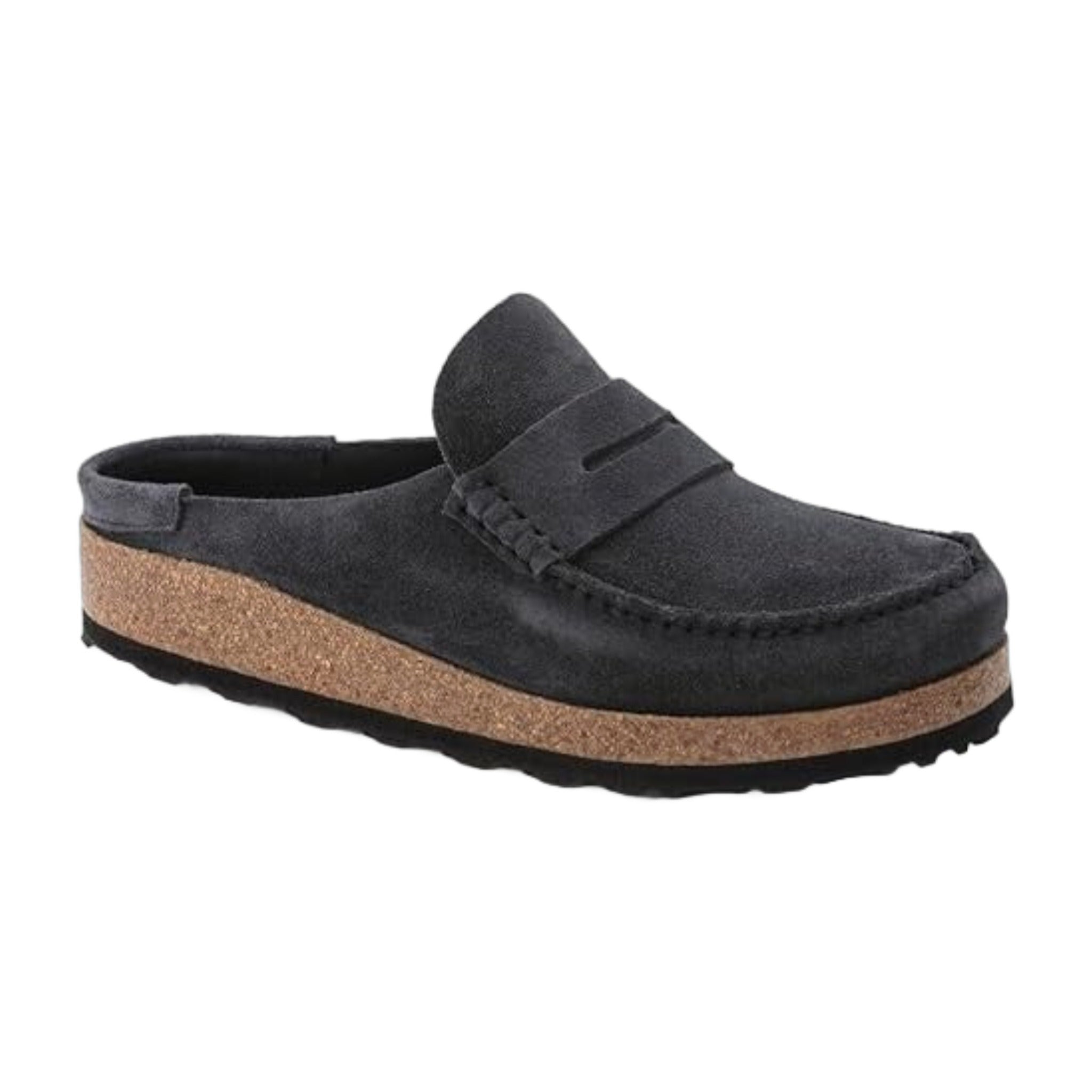 Birkenstock Unisex Naples Suede Leather Rubber Midnight – Zulily