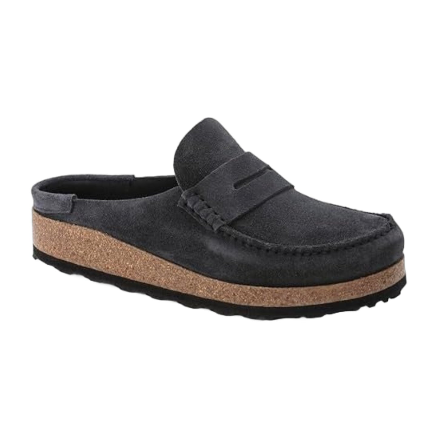 Birkenstock Unisex Naples Suede Leather Rubber Midnight