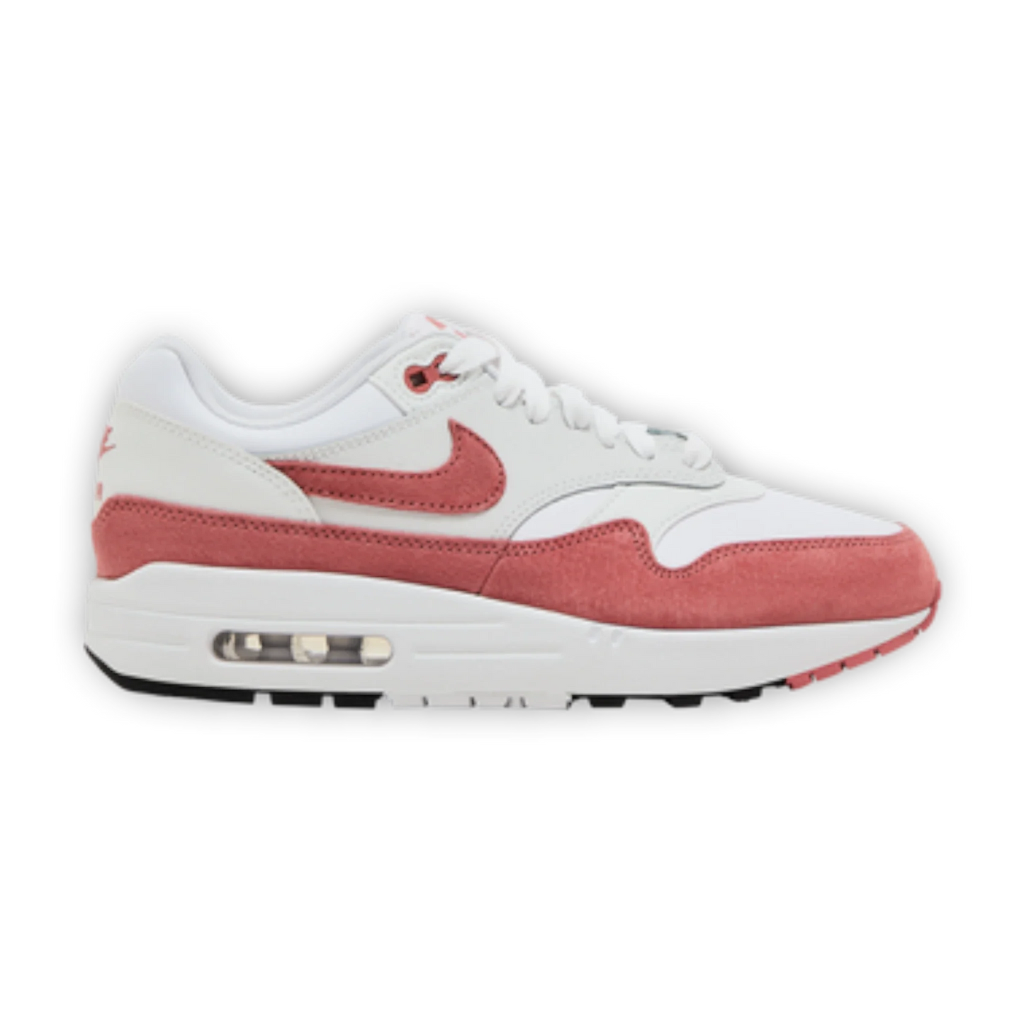 Nike Air Max 1 '87 Women's Sneakers — White & Canyon Pink Low-Top