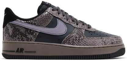 Nike Men's Air Force 1 '07 Lv8 'Off Noir Snakeskin' Sneakers