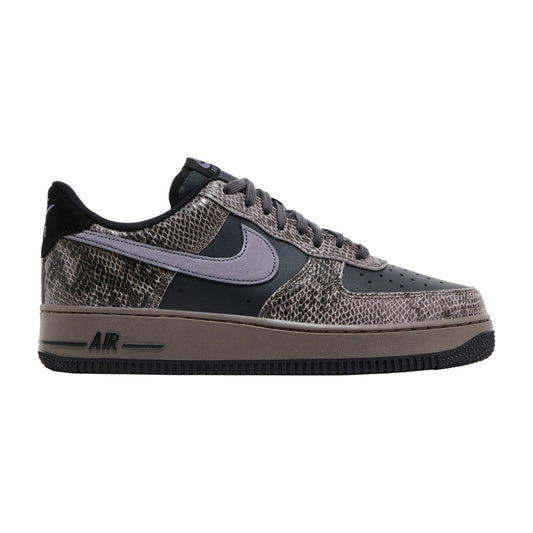 Nike Men's Air Force 1 '07 Lv8 'Off Noir Snakeskin' Sneakers