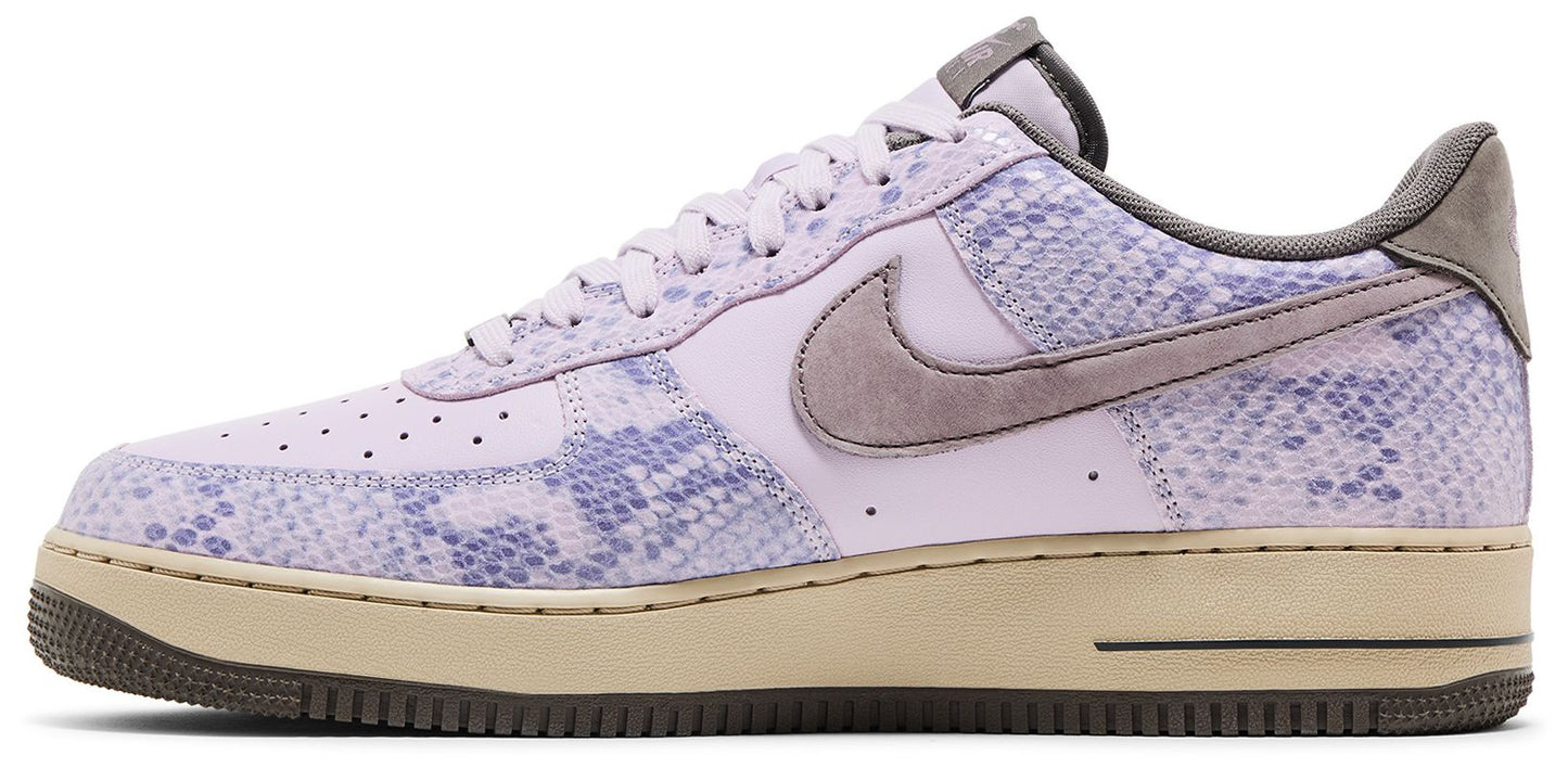Nike Men's Air Force 1 '07 Lv8 'Purple Snakeskin' Sneakers