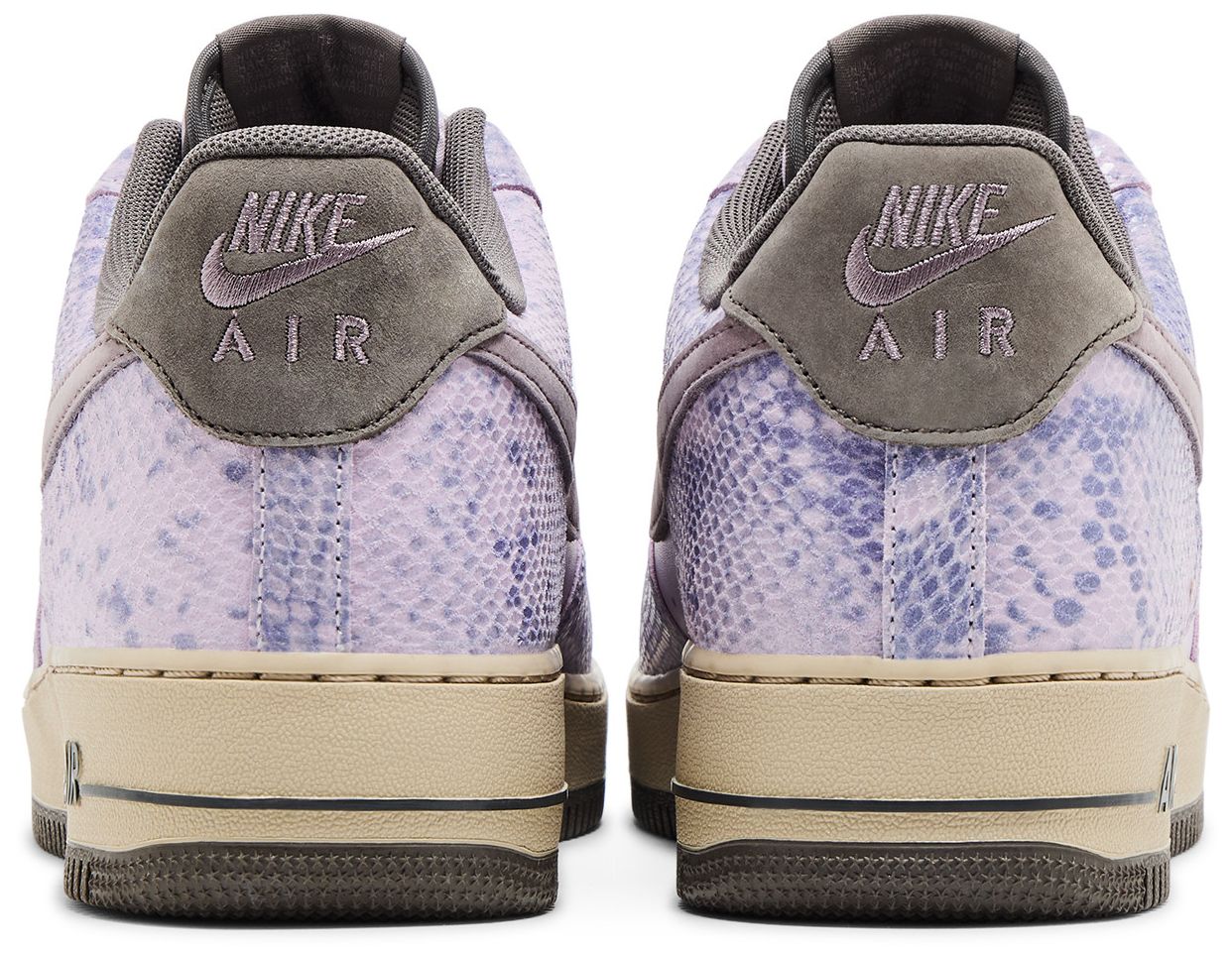 Nike Men's Air Force 1 '07 Lv8 'Purple Snakeskin' Sneakers