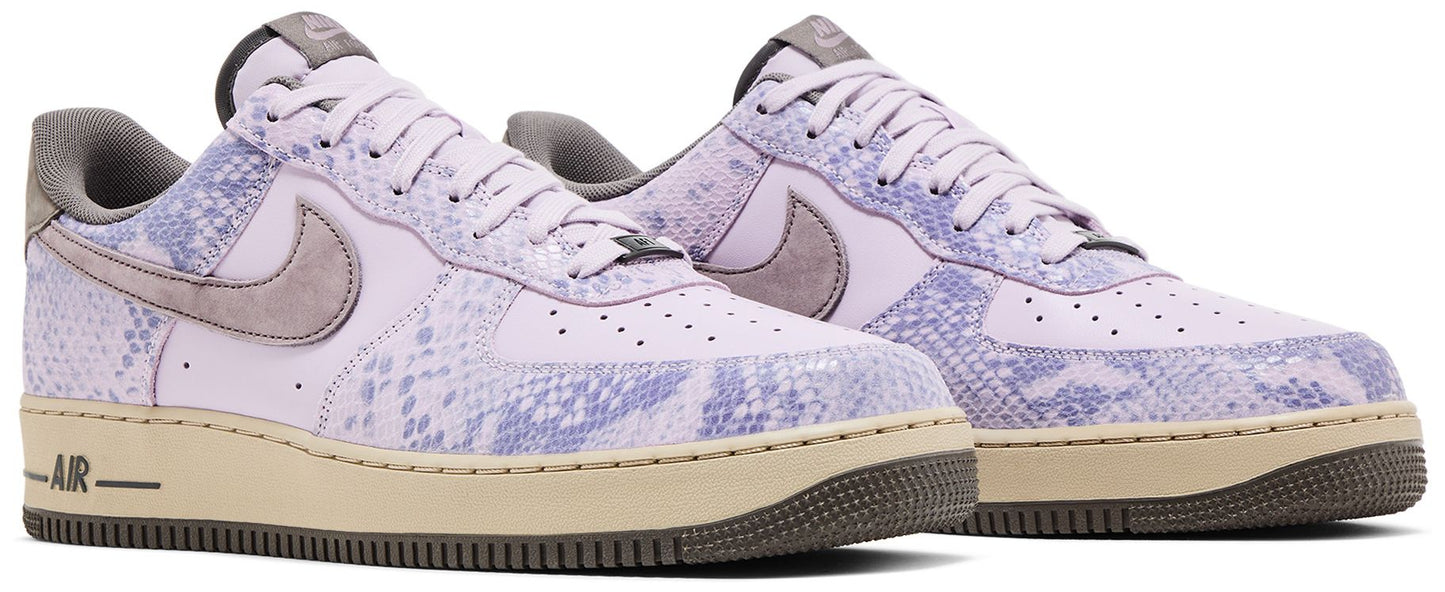 Nike Men's Air Force 1 '07 Lv8 'Purple Snakeskin' Sneakers