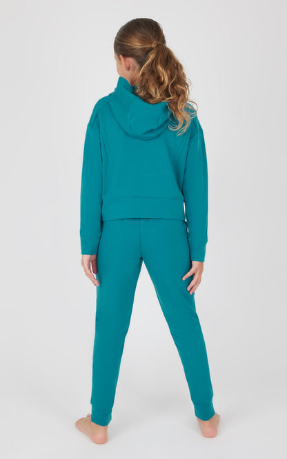 Girls 2 PC Terry Brushed Hoodie + Terry Brushed Jogger