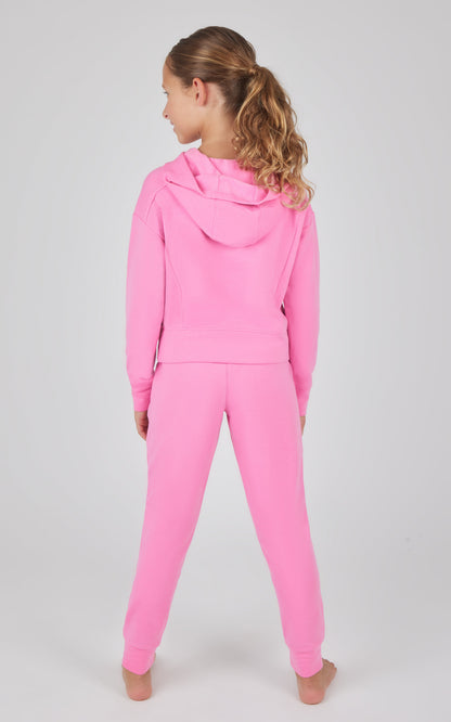 Girls 2 PC Terry Brushed Hoodie + Terry Brushed Jogger