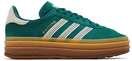 adidas Women's Gazelle Bold 'Collegiate Green White Gold'