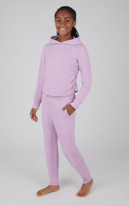 Girls 2 PC Terry Brushed Hoodie and Jogger