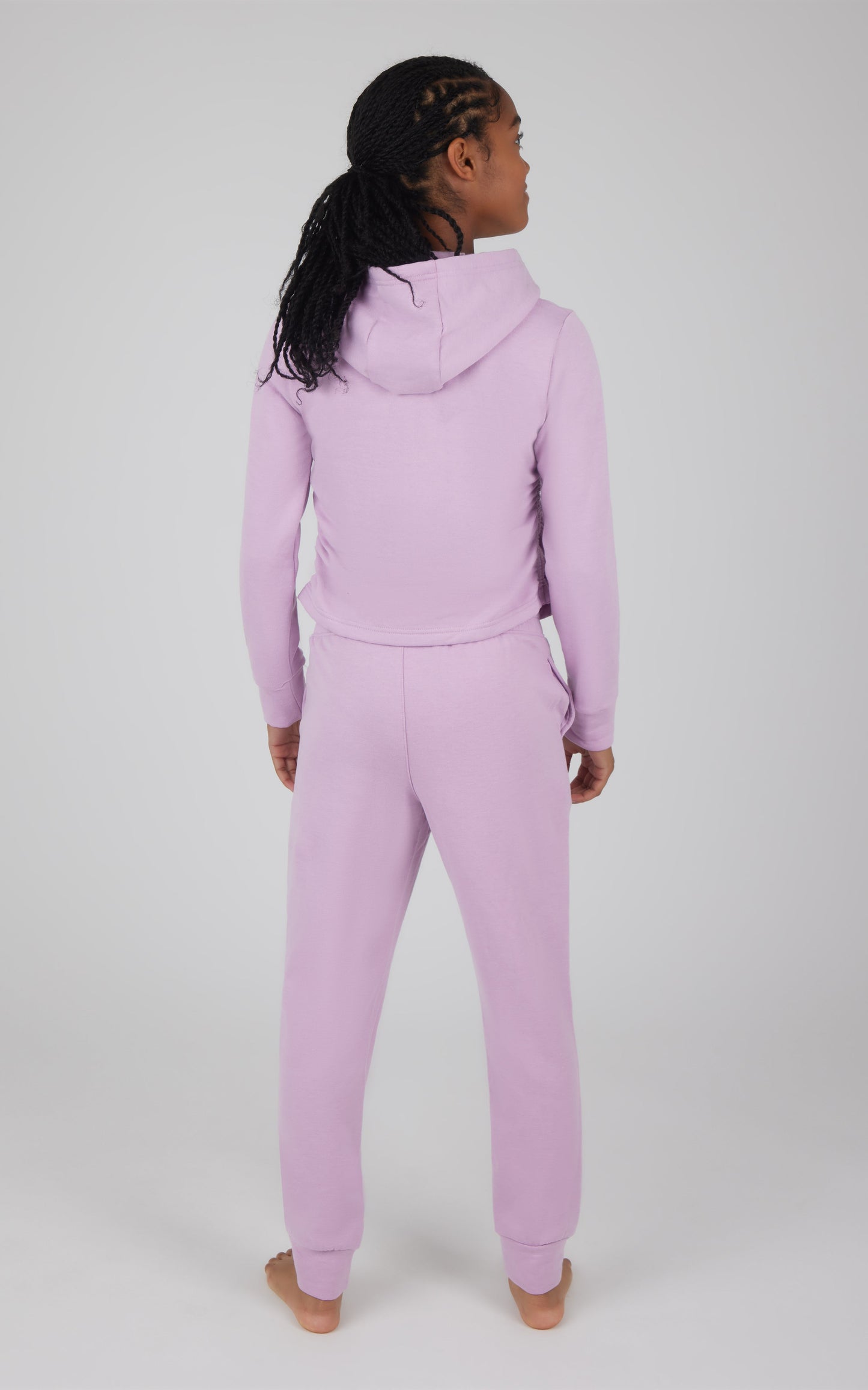 Girls 2 PC Terry Brushed Hoodie and Jogger