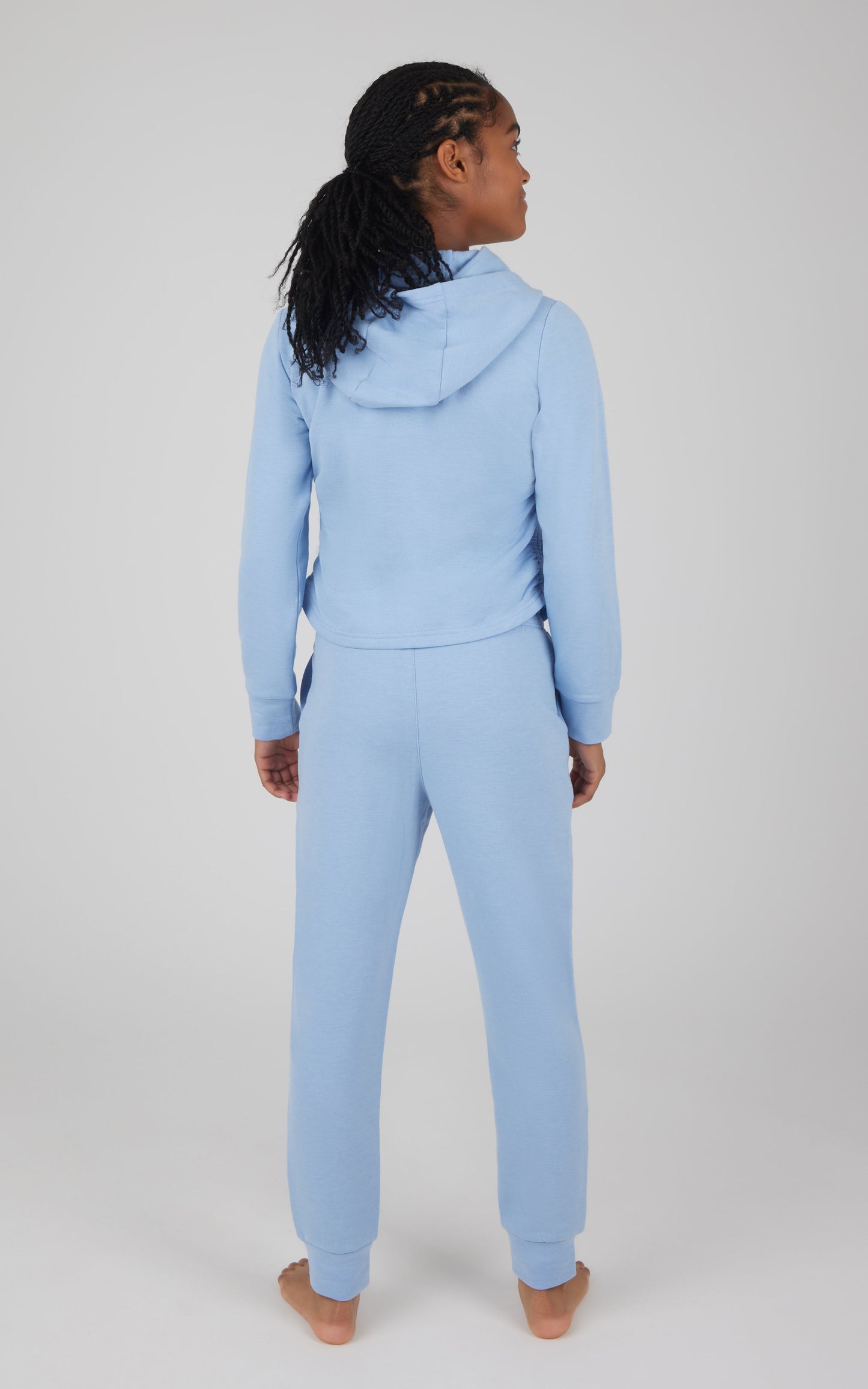Girls 2 PC Terry Brushed Hoodie and Jogger