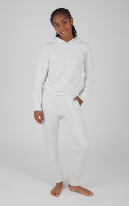Girls 2 PC Terry Brushed Hoodie and Jogger