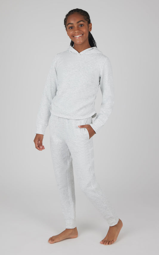Girls 2 PC Terry Brushed Hoodie and Jogger