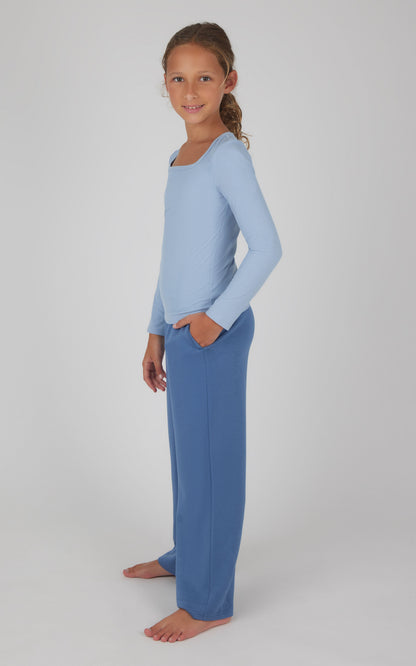Girls Heavenly Rib School's Out Square Neck Top and Pant