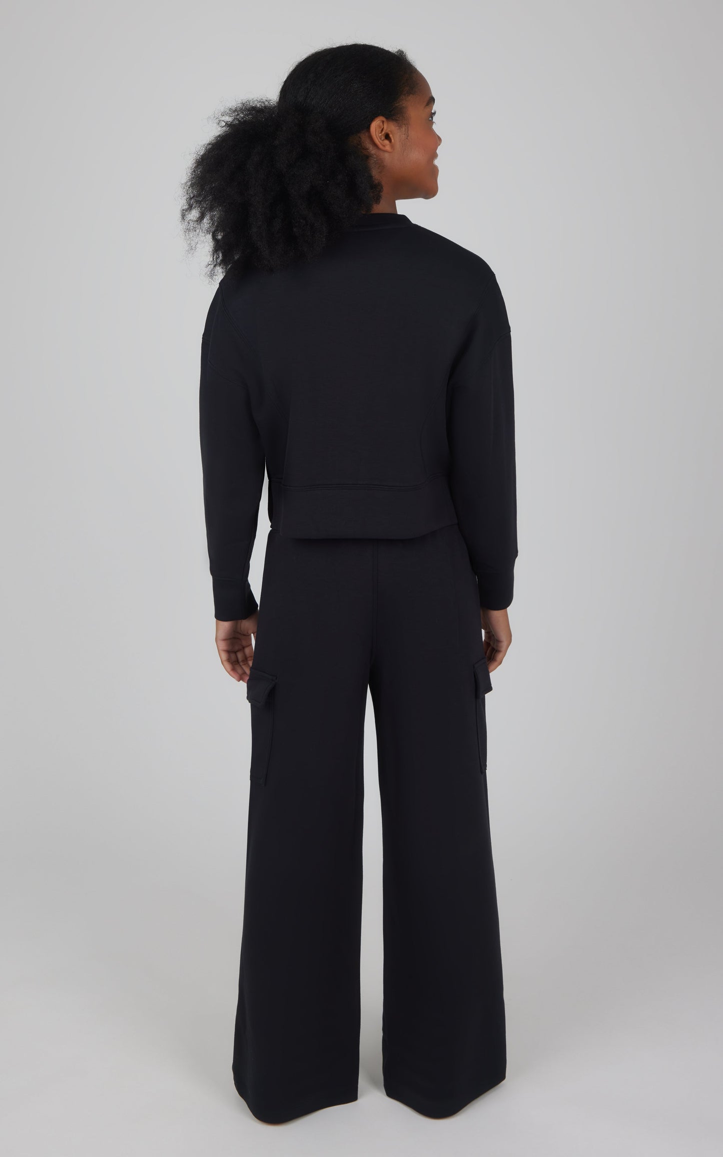 Girls 2 PC Softlite Cropped Pullover + Softlite Wide Leg Cargo Pant - Our Stone Story