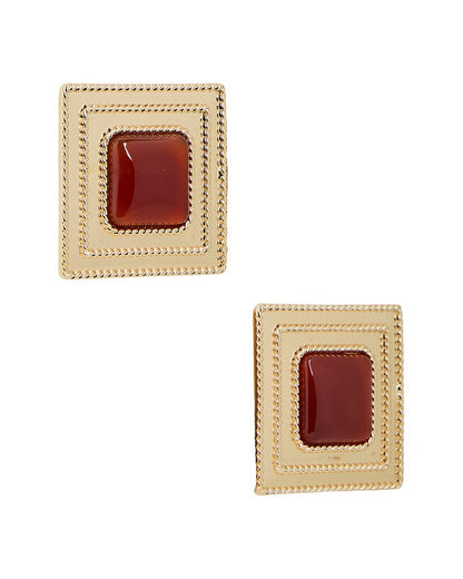 Retrofête Stone Dangle Earrings