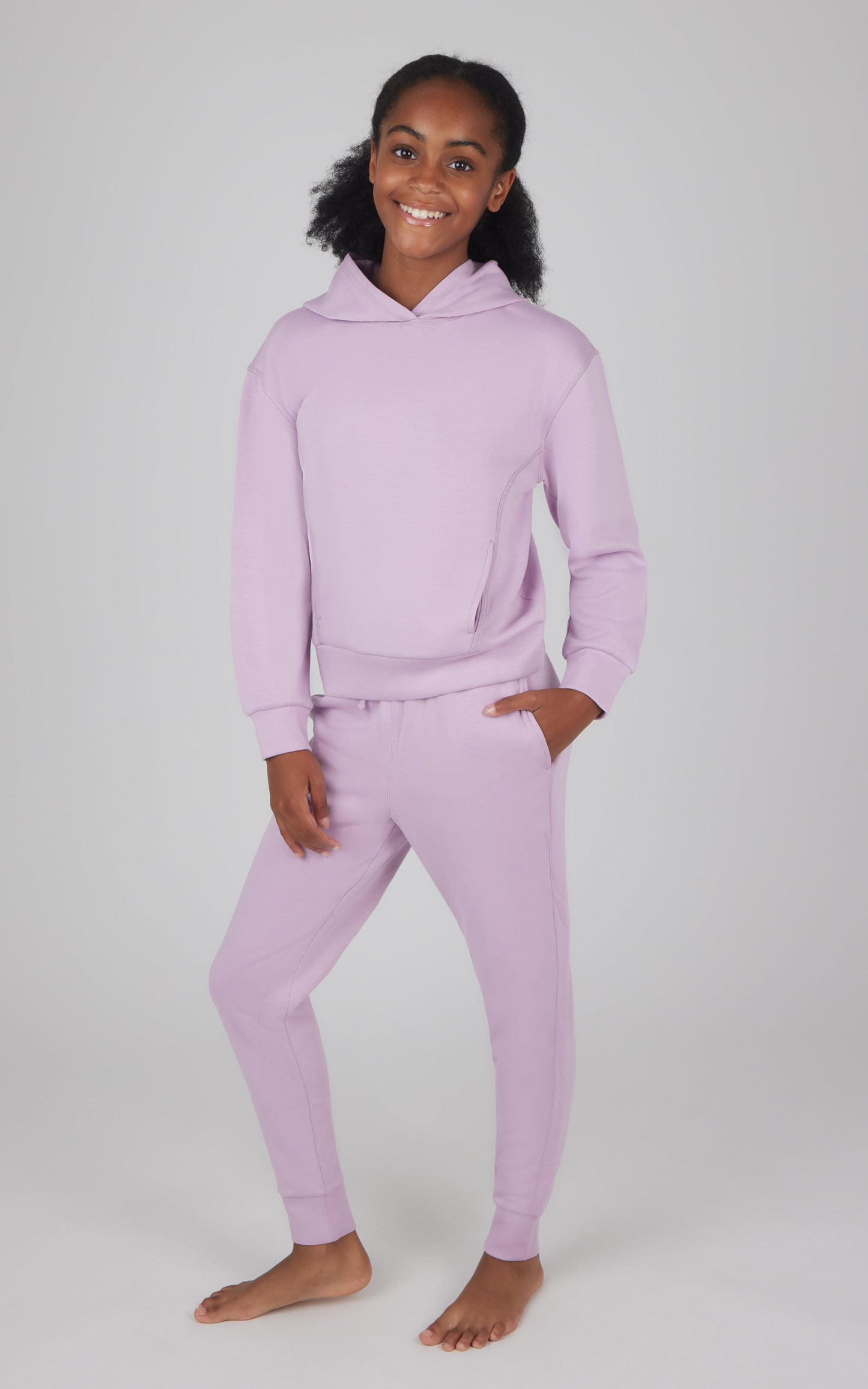 Girls 2 PC Pullover Hoodie + Jogger Set