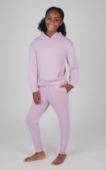 Girls 2 PC Pullover Hoodie + Jogger Set