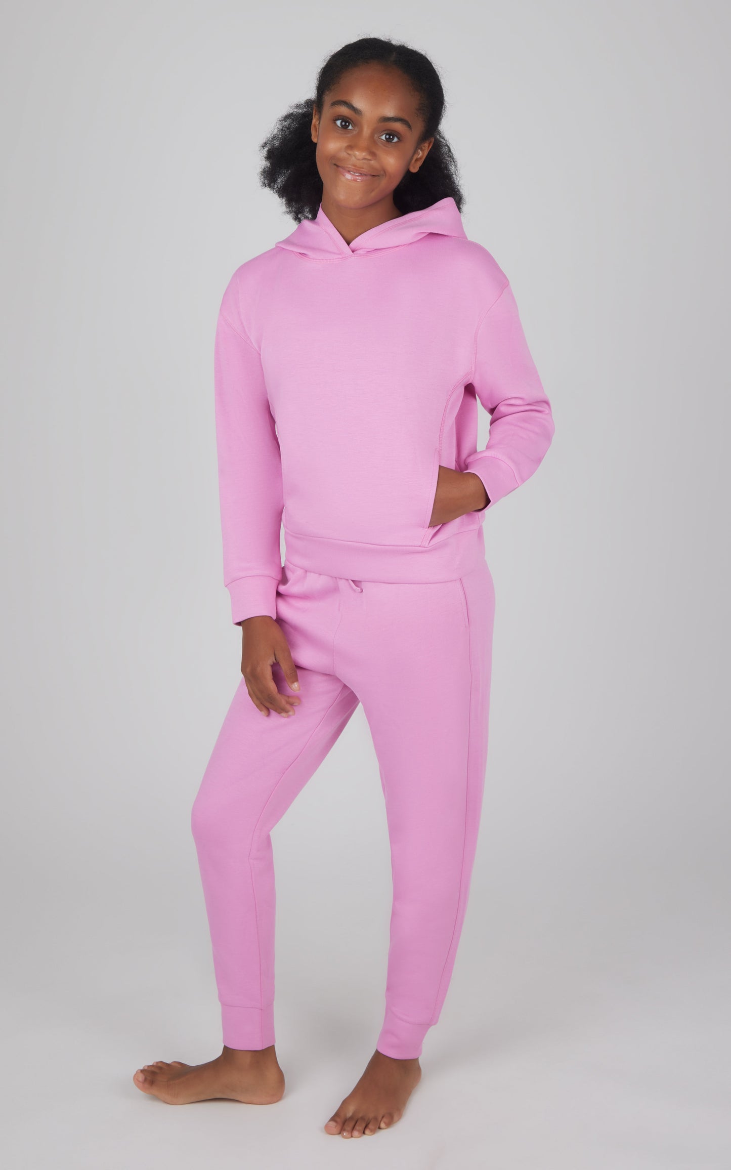 Girls 2 PC Pullover Hoodie + Jogger Set