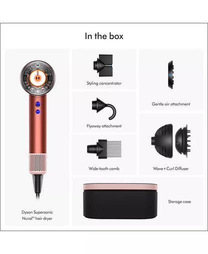 Dyson Special Edition Supersonic Nural Hair Dryer Strawberry Bronze/Blush Pink