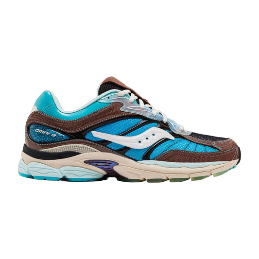 Saucony Mens Progrid Omni 9 Footpatrol Blue Brown