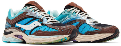 Saucony Mens Progrid Omni 9 Footpatrol Blue Brown