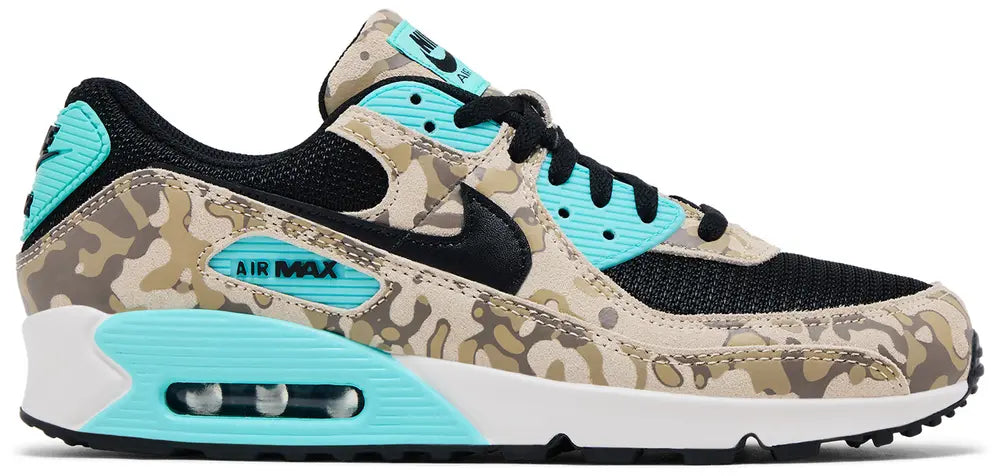 [if1721-100] Mens Nike Air Max 90 Premium 'aurora Green Camo'