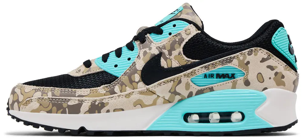 [if1721-100] Mens Nike Air Max 90 Premium 'aurora Green Camo'