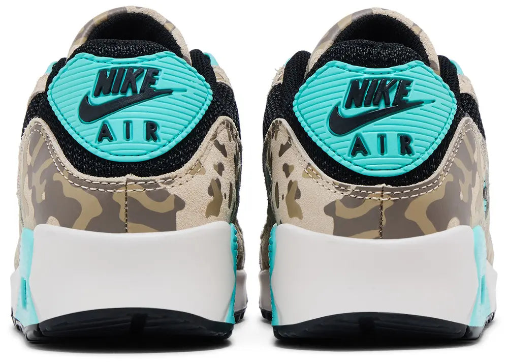 [if1721-100] Mens Nike Air Max 90 Premium 'aurora Green Camo'