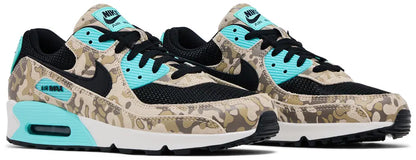 [if1721-100] Mens Nike Air Max 90 Premium 'aurora Green Camo'