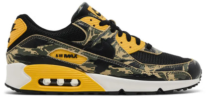 [if1721-001] Mens Nike Air Max 90 Prm Camo 'black University Gold Camo'