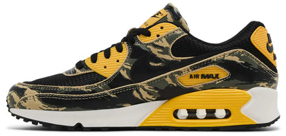 [if1721-001] Mens Nike Air Max 90 Prm Camo 'black University Gold Camo'