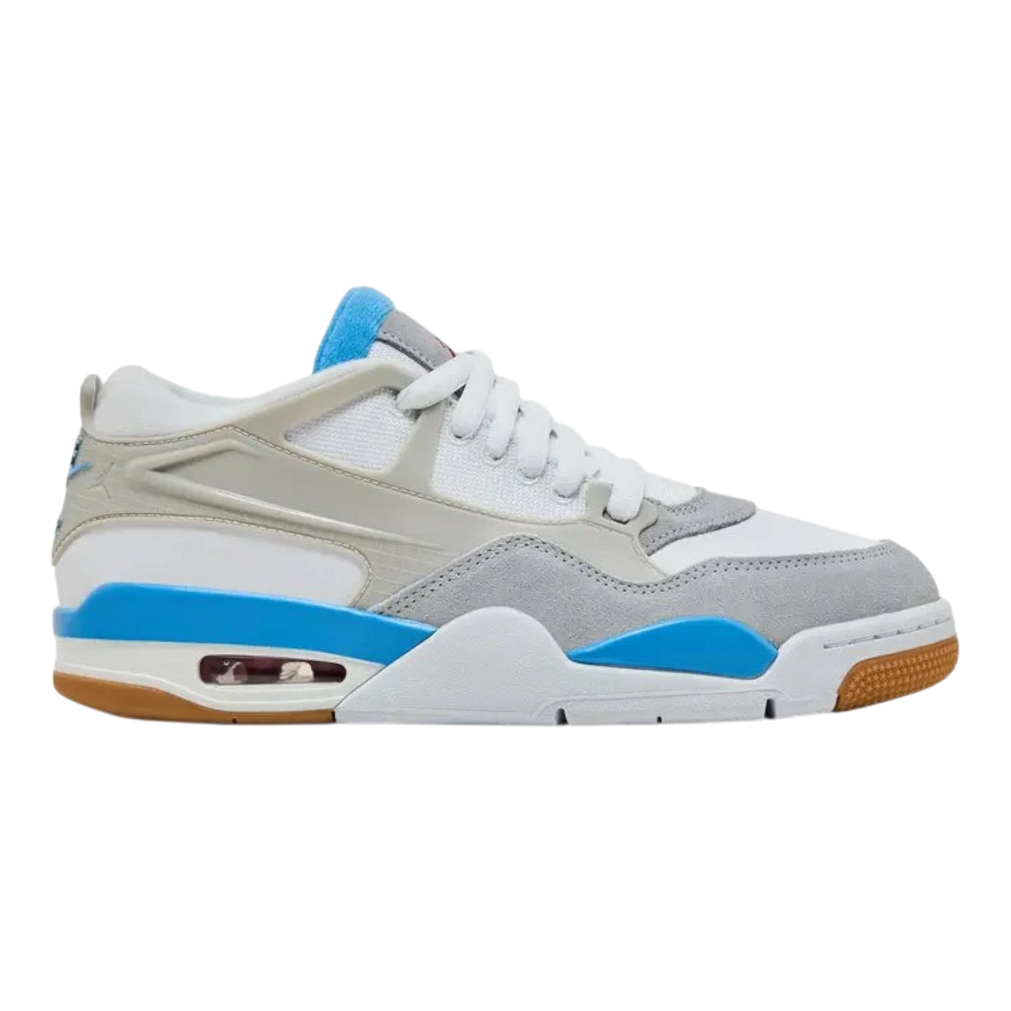 Nike Air Jordan 4 RM Men's Sneakers — White & University Blue Mid-Top