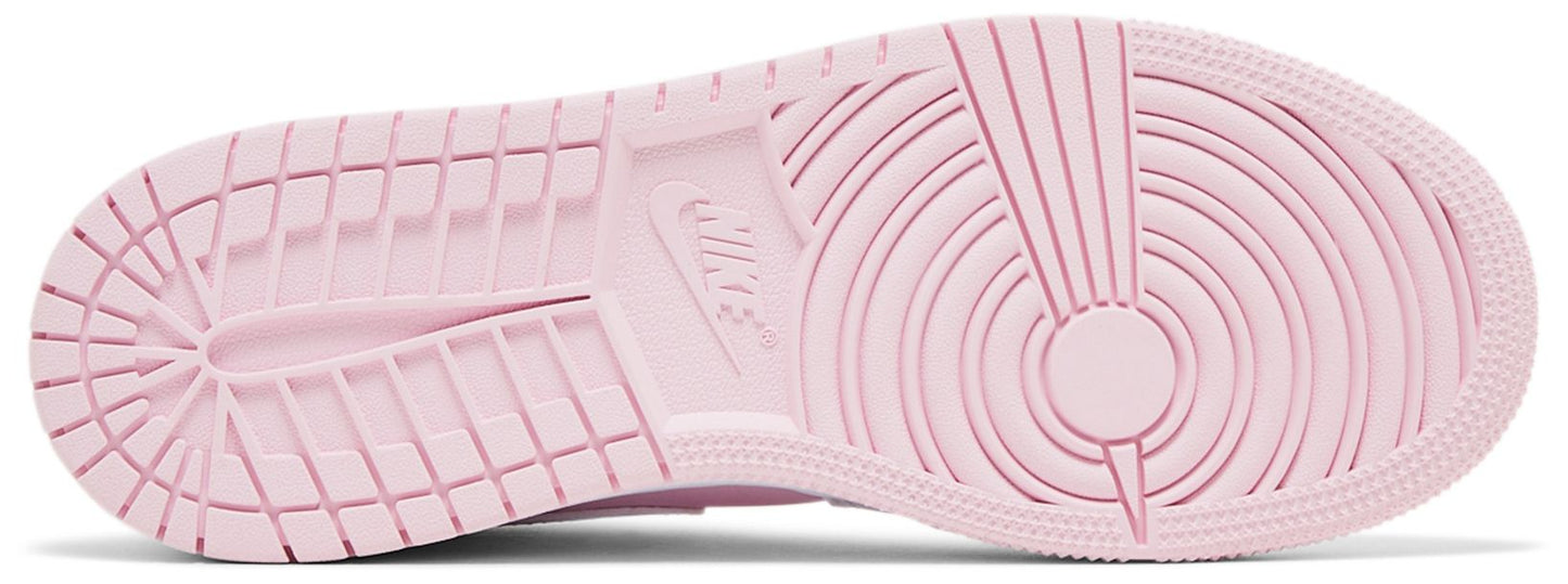 Air Jordan Grade School Retro 1 Low 'Pink Foam Fire Red White Gs' (Gs)'