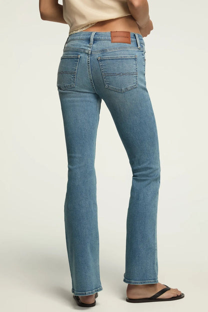 Lucky Brand Women's Mid Rise Sweet Flare - Dreamer's Drift Wash