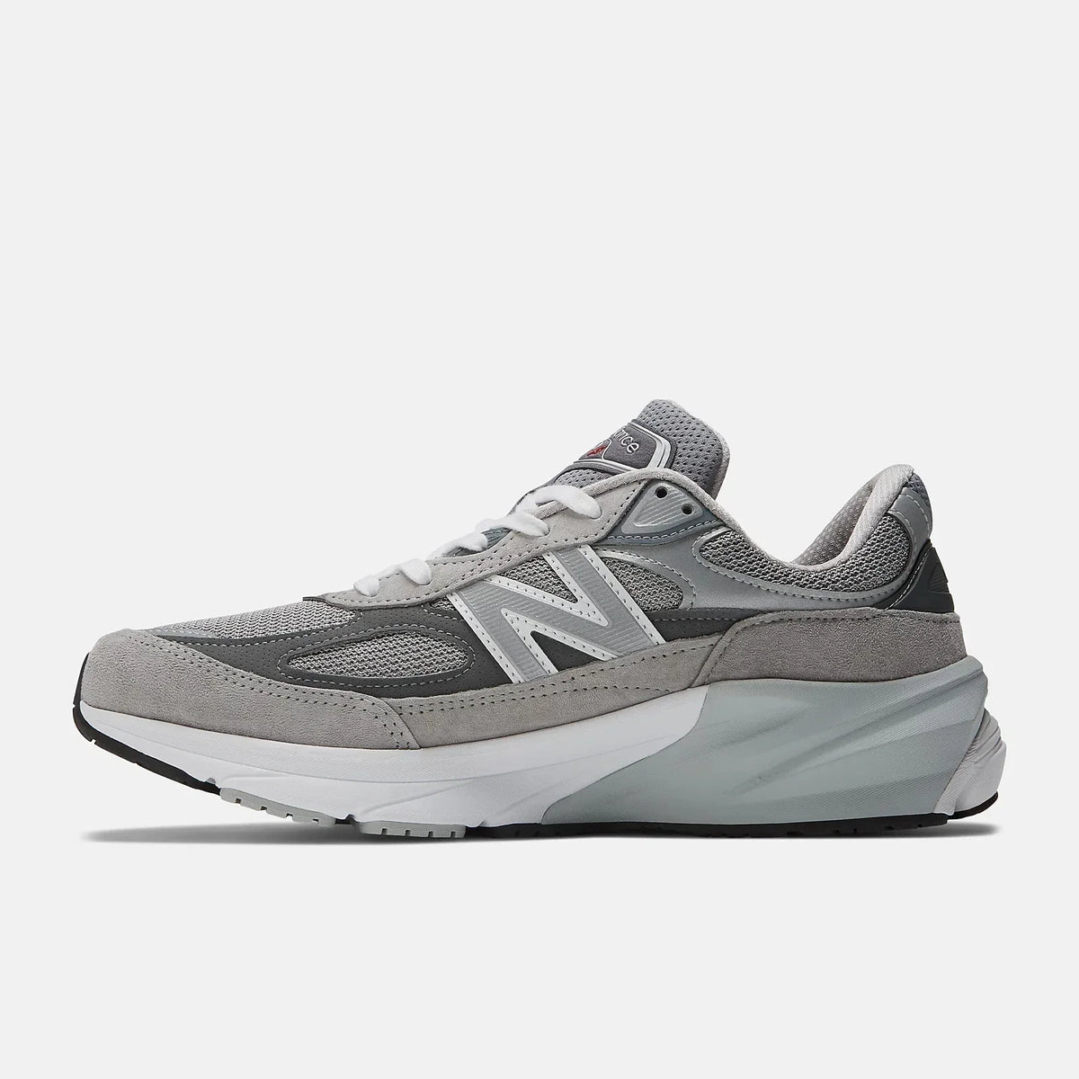 New Balance Made in USA 990v6 Men's Sneakers — Gray/White Suede Low-Top