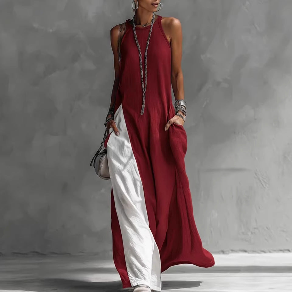 Women's Sleeveless Off-Shoulder Loose Maxi Dress with Pockets Zulily Women's Sleeveless Off-Shoulder Loose Maxi Dress with Pockets Zulily