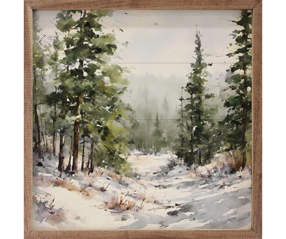 Kendrick Home Timber Snowy Path