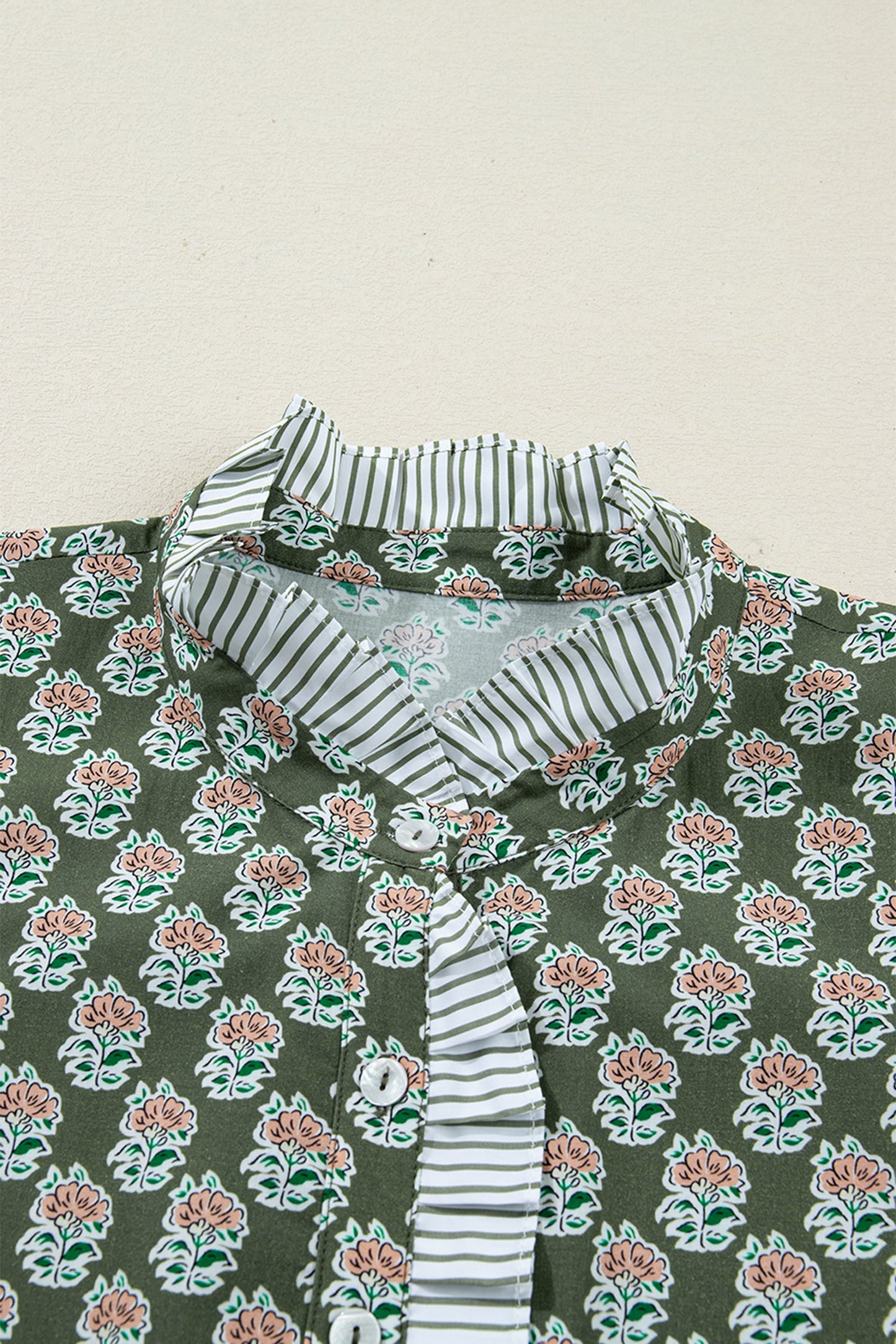 Threaded Pear Olivia 4 Sleeve Floral PLUS Dress