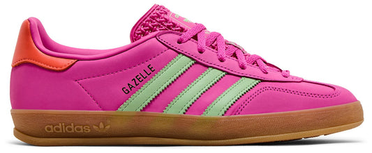 adidas Women's Gazelle Indoor 'Semi Lucid Fuchsia Semi Green Spark Coral' Sneakers