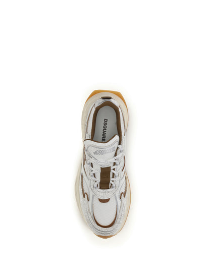 Sneakers Sprinter Leather White/Cream/Brown