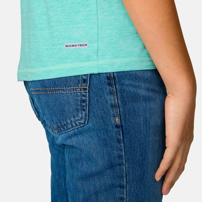 Girls' Microtech® Graphic Crew Neck Shirt