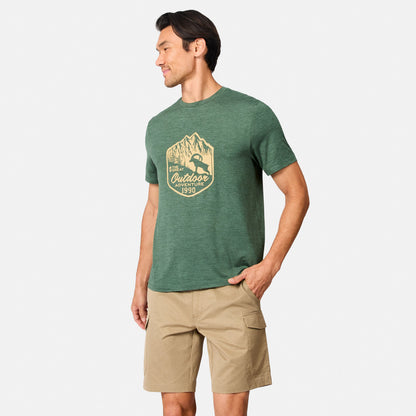 Men's Super Soft Microtech® Short Sleeve Graphic Crew Tee