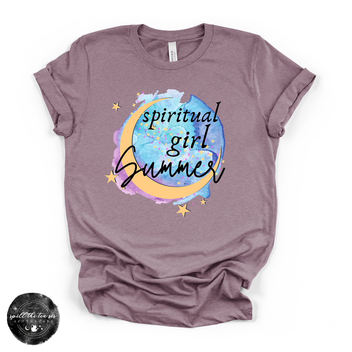 Spiritual Girl Summer Tee | Mystical Witchy Graphic T-Shirt