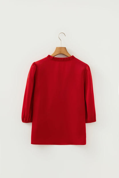 Threaded Pear Paislee 3 4 Sleeve Blouse